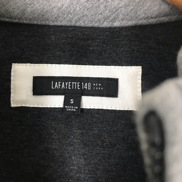 Lafayette 148 grey jacket with bows - Picture 5 of 8